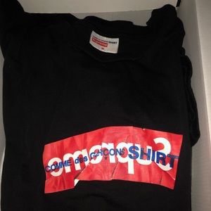 Supreme x CDG Box logo tee